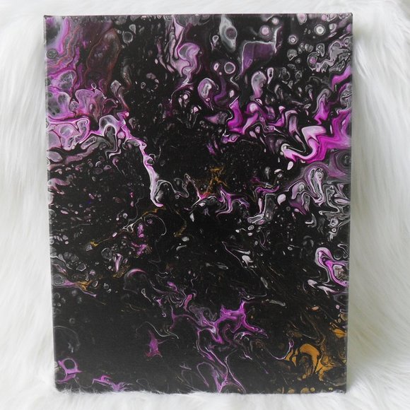 Handmade Abstract Acrylic Pour Painting
